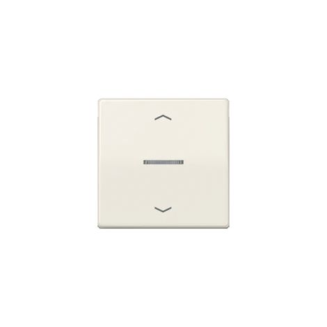 Jung Tecla para pulsador KNX, F10, con símbolos de flecha, con guía de luz, duroplast, serie AS, blanco AS 101 KO5P