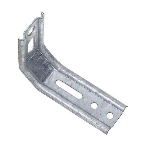 Equerre pour pose menuiserie 70x130x30mm, trous Ø9mm