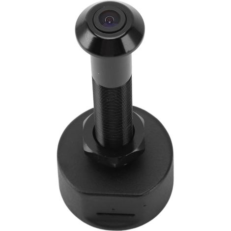 Judas de Porte, Caméra de Trou D'oeil de Porte WiFi, Caméra Judas de 1080P HD, Grand Angle de 150 Degrés, Détection de Mouvement, Contrôle par Application pour la sécurité (BLACK) (1/5)