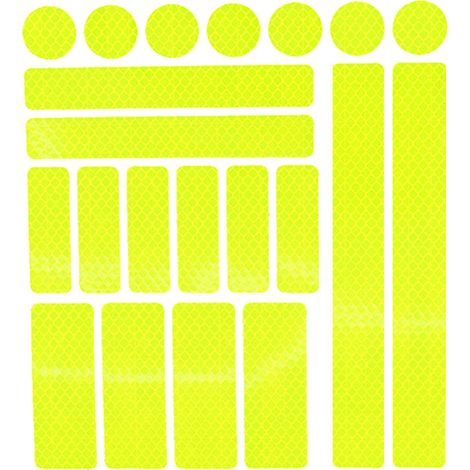 Autocollant Réfléchissant - Bande Réfléchissante pour Vélo Tout Terrain - Pour Sécurité Nocturne sur Surface Lisse - Lot de 1 (1/5)
