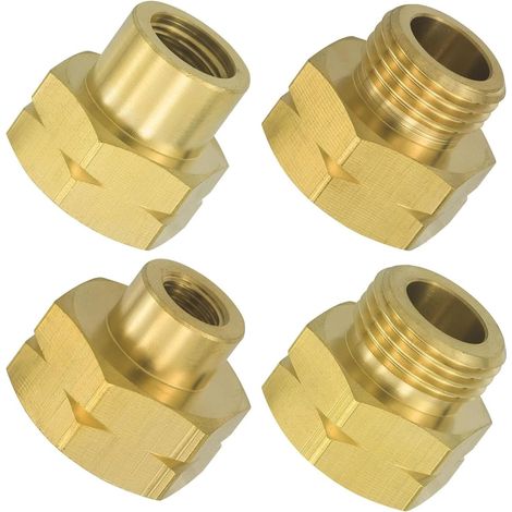 Lot de 4 adaptateurs européens pour bouteilles de gaz - Adaptateur européen pour bouteille de gaz - Adaptateur de bouteille de gaz - Adaptateur universel pour bouteille de gaz - Numéroté (1/5)