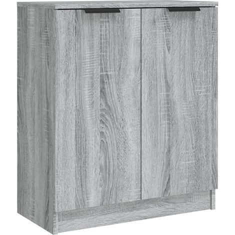 Credenza buffet cassettiera mobile contenitore organizer cucina soggiorno salonsonoma 60 x 30 x 70 cm pannelli compositi grigio 020036381