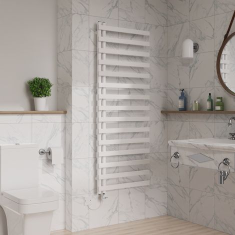 Flat Touch Screen Electric Towel Rail 1600x600mm White (1/5)