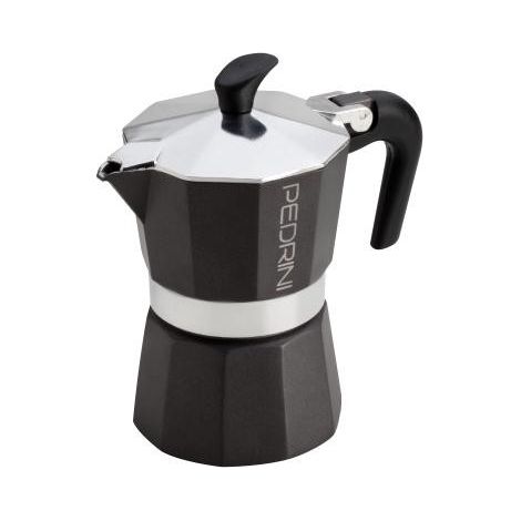 Pedrini Caffettiera 3 tazze antracite (1/2)