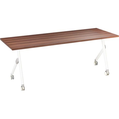Zusammenklappbarer Schreibtisch BENDI Dunkelbraun 180 cm 60 cm