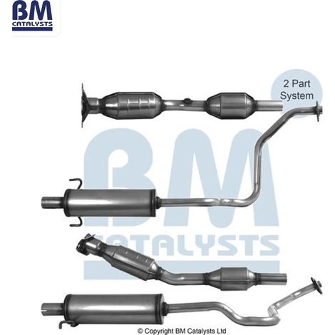 Catalyseur BM Catalysts BM91617H TOYOTA 1741021490 1741021500