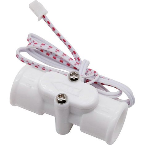 Capteur de débit d'eau 1/4" de qualité alimentaire, débitmètre, compteur de fluide, léger, installation facile, utilisé pour les distributeurs d'eau (1/5)
