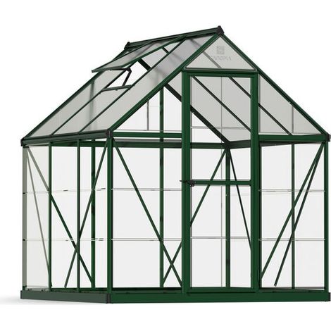 Canopia Hybrid Serra Da Giardino in Policarbonato 186X185X208 cm Verde (1/4)