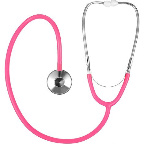 Stéthoscope de simulation pour enfants, jouet de rôle d'infirmière, équipement de travail pour enfants-76.00X16.00X2.50CM-Pink