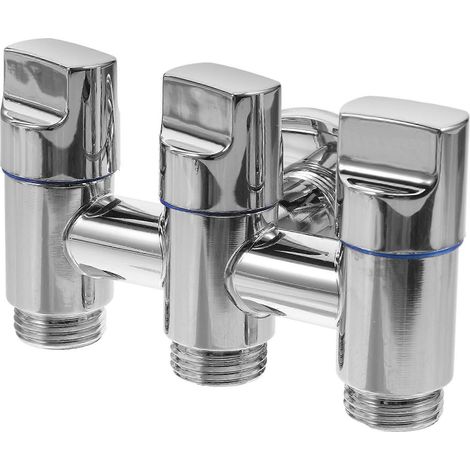 Robinet de douche bidet à trois voies en acier inoxydable avec inverseur et vanne de dérivation pour bidet. (1/5)