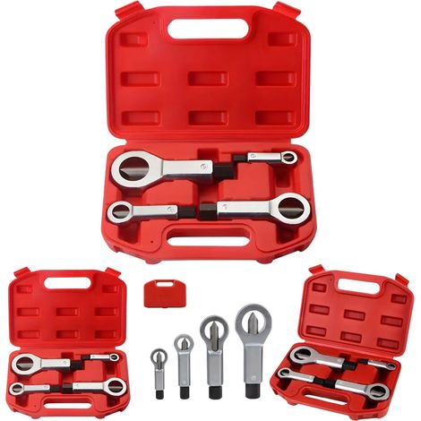 Set di 4 spaccadadi da 9-27 mm  attrezzi officina  fuori tutto