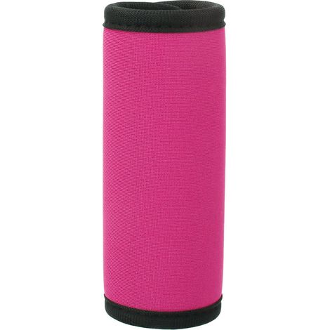 Housse souple en néoprène pour poignées de porte de voiture, étiquettes de voyage pour valise (rose)