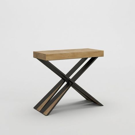 Mesa comedor consola extensible 90x40-300cm Diago Premium Oak
