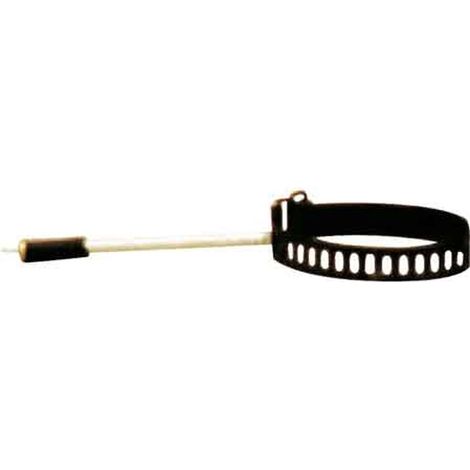 FASCETTA REGGITUBO PER STUFA Ø 80-140 mm - colore bianco
