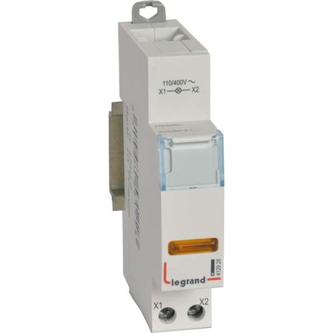 VOYANT MODULAIRE À LED - 110 400 VOLTS - JAUNE LEGRAND 412928 (1/2)
