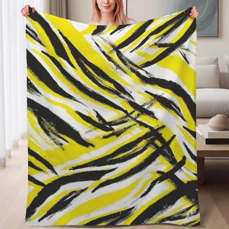 Couverture de lit en polaire, microfibre douce et confortable légères toutes saisons, décoration de chambre, cadeau pour femmes et hommes, 6080 pouces (1/4)
