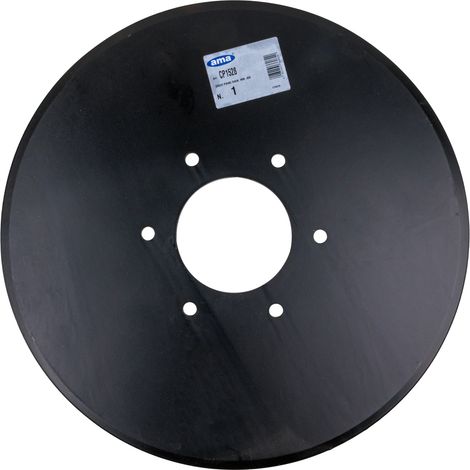 Disco piano liscio Ø 450mm sp.6mm con fori cilindrici (1/2)