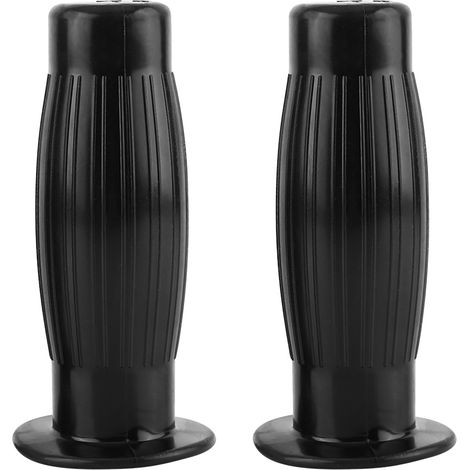 Guidon moto vintage noir universel 1 pouce, prise facile (1/5)