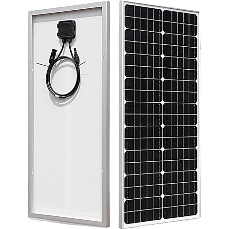 Panneau Solaire, Verre Trempé, Haute Efficacité, 80w rigide DHL (1/2)