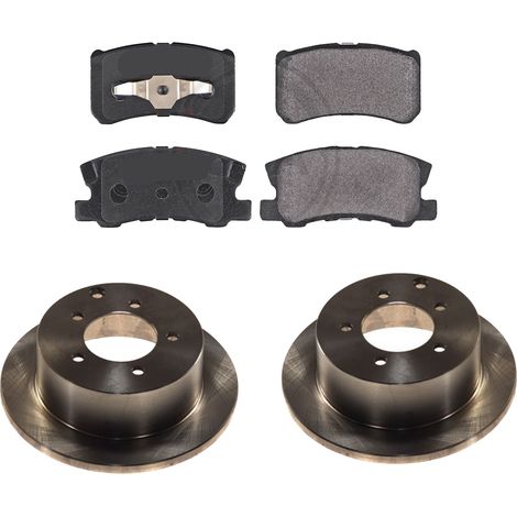 KIT FRENI POSTERIORI compatibile con DODGE CALIBER - DISCHI + PASTIGLIE OEM: FDB1992, FDB1839 / 17882 , 17971 /SOSTITUZIONE DIRETTA/BASSA POLVERE/SILENZIOSO (1/5)