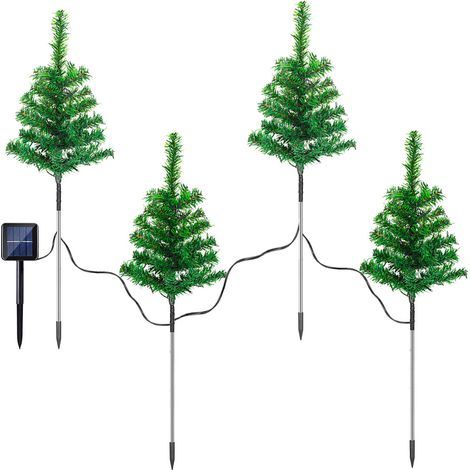 Randaco Luci di Natale a energia solare 4W,8 modalità,impermeabile IP65, per feste, Natale, patio,giardino e party natalizi