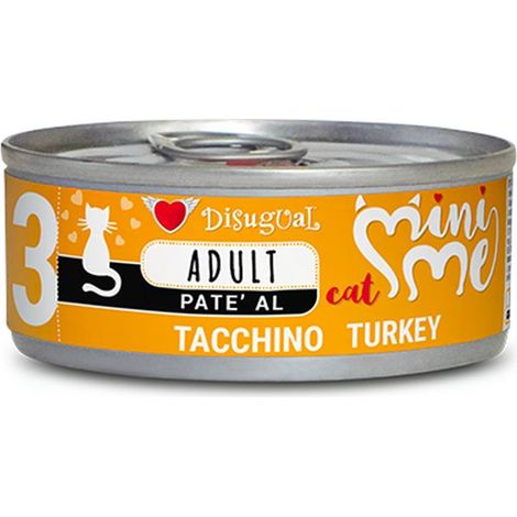 Disugual Cat Mini-Me 3 al Tacchino - Lattina 85 Gr -