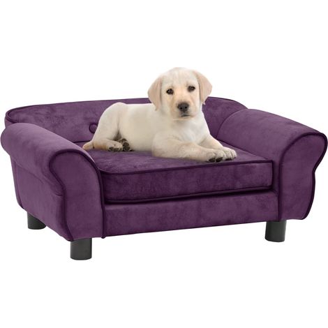 Dog Sofa Burgundy 72x45x30 cm Plush vidaXL (1/5)
