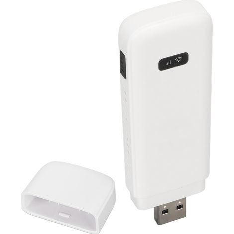 Routeur WiFi 4G 150 Mbps haut débit, emplacement pour carte SIM, partage de connexion pour 8 appareils, modem WiFi USB 4G LTE portable pour le bureau, les voyages et la maison (1/5)