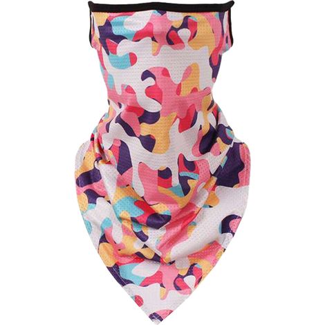 Calentador de cuello/mascarilla/pañuelo para la cabeza, pasamontañas con protección UV y cortavientos, apto para deportes al aire libre, bufanda ligera y multifuncional.