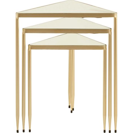 Premier Housewares Avantis Set of 3 Triangle Tables (1/5)