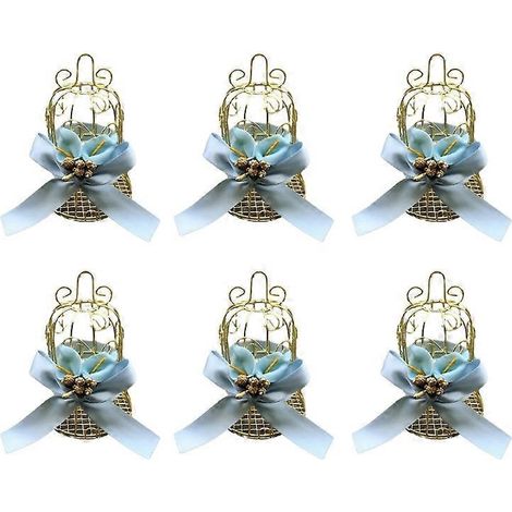 Élégante boîte à bonbons européenne pour mariages et fêtes, coffret cadeau en fer ajouré