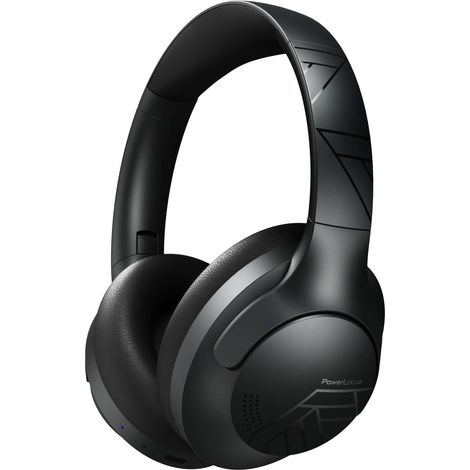 Auriculares Bluetooth PowerLocus P3 negros con micrófono, entrada AUX y Bluetooth. (1/5)