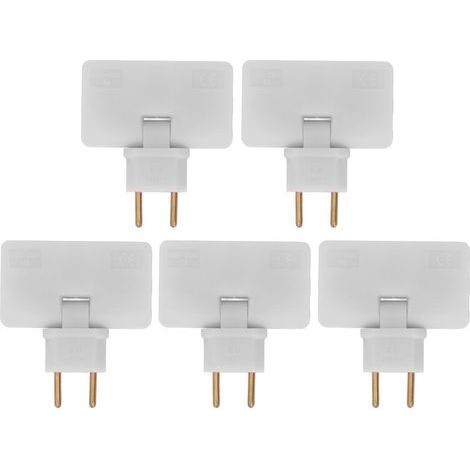 Kabelloser Steckdosenadapter, 180-Grad-Verlängerung, 1-zu-3-Adapter, 5 Stück (1/5)