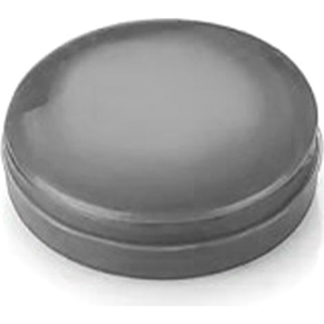 Cache-vis décoratifs en plastique pour trous M5 de vis autotaraudeuses, gris foncé, pour meubles et placards. (1/4)