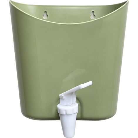 Axi Réservoir D'Eau Avec Robinet À Pression Pour Cuisine De Jeu Ou Cuisine De Boue - Vert Pour L'Extérieur Et Les Cuisines De Boue - 0,7 Litre - 20 X 18 X 9 Cm À Partir De 3 Ans