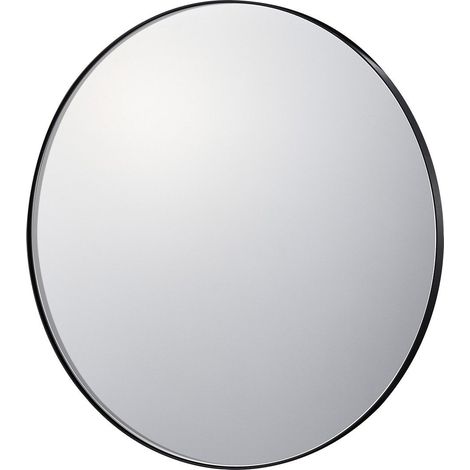 Miroir de maquillage mural, épaisseur 0,15 pouce, miroir de 30 pouces avec cadre en alliage d'aluminium et film anti-explosion, miroir résistant aux rayures avec support en forme de Z, convient pour l (1/5)