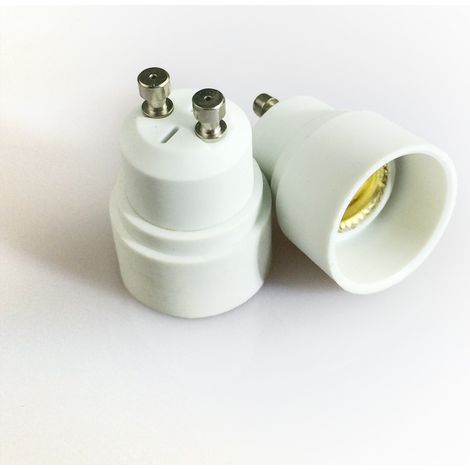 Fourniture de douilles et de supports de lampe convertisseurs GU10 vers E14, pour des ouvertures de lampe de petite à grande taille, fabriqués à partir de matériaux ignifuges et écologiques de haute q (1/4)