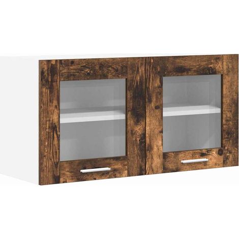 Mueble colgante Roble Ahumado y 80 x 31 x 40 cm vidaXL (1/5)