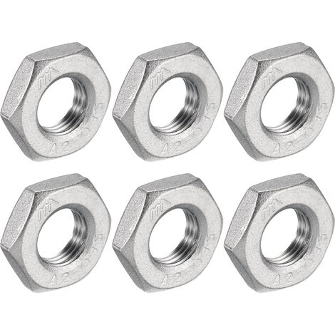 6Pcs Raccord De Tuyau Coulé Écrou À Six Pans 304 Acier Inoxydable (1/5)
