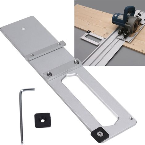Scie circulaire pour le travail du bois, scie sur rail, outil de coupe d'angle compatible avec les rails Makita Festo (1/5)
