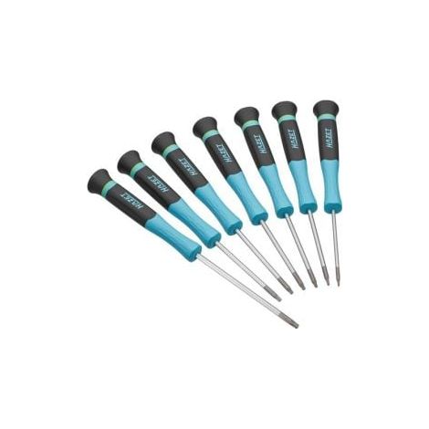 Juego  de destornilladores  de precisión  para  mecánica  811EL-T/7  7  piezas.  TORX®  interior  Pro  HAZET (1/5)