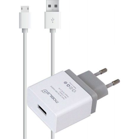 Cargador de Pared con Cable Micro USB a USB de 1 Metro - 2.1A  Oferta exclusiva