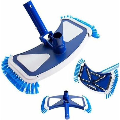 Brosse d'aspiration pour piscine – Nettoyage efficace avec 10 brosses – Raccord Ø 32/38 mm – Compatible piscines hors sol et enterrées (1/5)