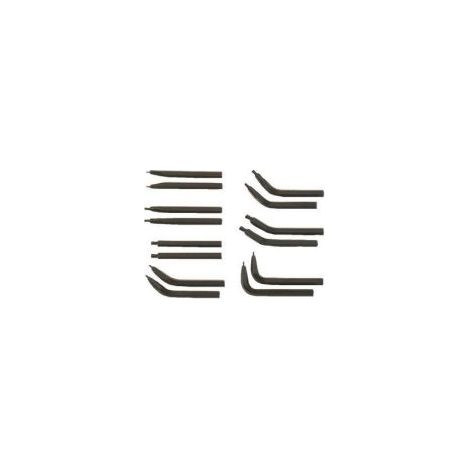 Facom – Pointes de rechange pour pince et tenaille – Style de pointe courbe et droit – Pour travaux de précision – Lot de 1 pièce