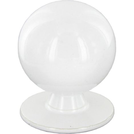 POMOLO OTTONE 2172 2521 D 25 MM TORNITO BIANCO 30 PZ