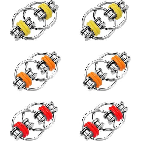 6PCS Chaîne de décompression et de décompression, anneau de fer du bout des doigts (1/5)