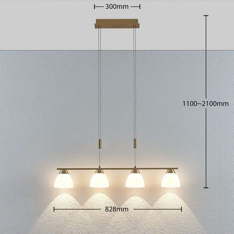 [NEUWERTIG] B-Ware Lindby LED-Pendelleuchte Wohnzimmerleuchte Deckenlampe Deckenlampe Deckenlicht (1/2)