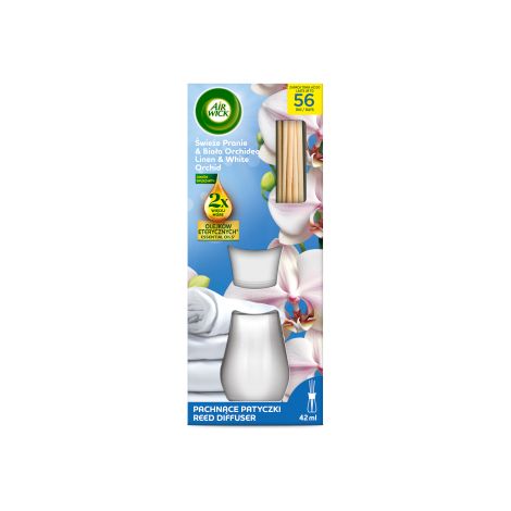 018970 Air Wick Duftstäbchen Frische Wäsche & Weiße Orchidee 42 ml