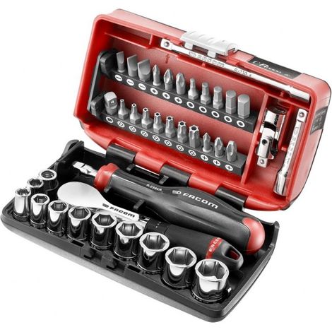 FACOM Coffret Douilles NANO 1/4" Avec Cliquet - R.181NANOPB (1/5)