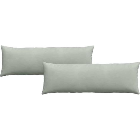 Maison Exclusive - Coussins de canapé 2 pcs Gris clair 120 x 40 cm
